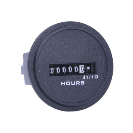 GIC HM36 Series Hour Meter, 6 Digit Indicator, 4 → 30 V ac/dc [LC33F1]; 597-220