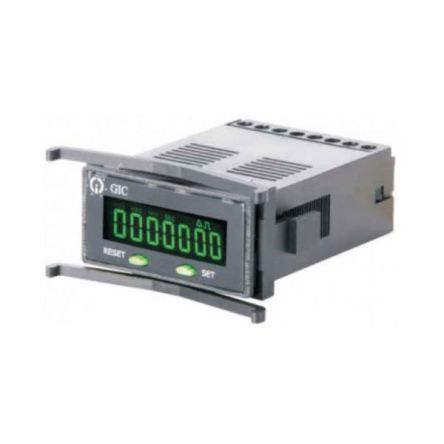 GIC Z2301N0G1FT00 Counter, Digital Hour Meter, 7 Digit LCD, 60Hz, 9 → 30 V dc [Z2301N0G1FT00]; 597-224