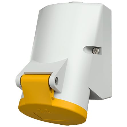 MENNEKES IP44 Industrial Interlock Socket 3P, Earthing Position 4h, 16A, 110 V [100]; 597-530