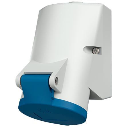 MENNEKES IP44 Industrial Interlock Socket 3P, Earthing Position 6h, 16A, 230 V [101]; 597-533