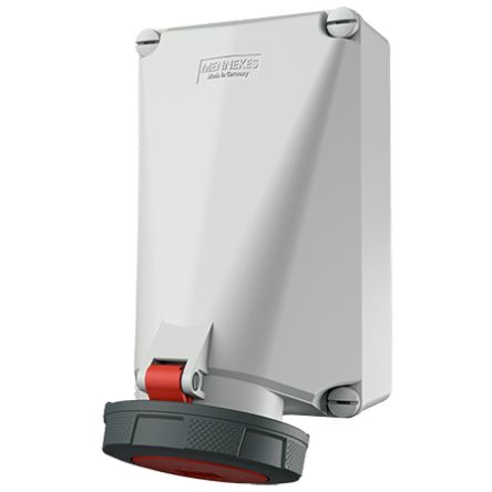 MENNEKES IP67 Industrial Interlock Socket 5P, Earthing Position 6h, 125A, 400 V [143]; 597-541