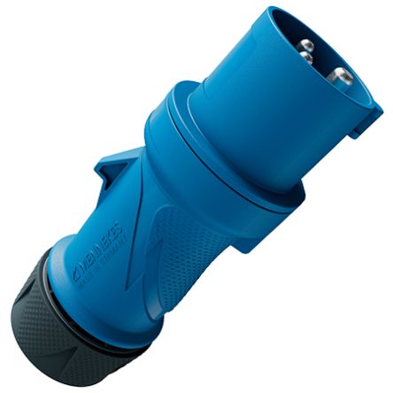 MENNEKES, 135 IP54 Blue, Grey 3P Industrial Power Plug, Rated At 32A, 230 V No [13573]; 597-584
