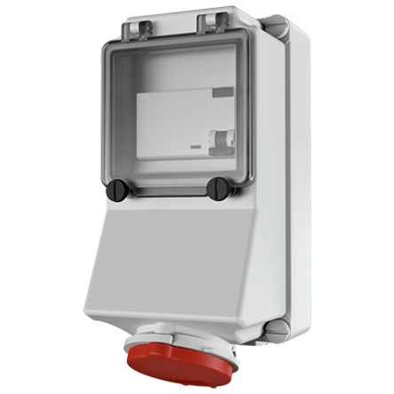 MENNEKES IP44 Industrial Interlock 5P, Earthing Position 6h, 16A, 400 V [7312]; 597-590