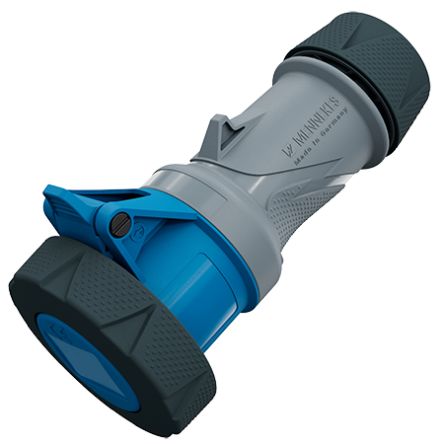 MENNEKES, 146 IP67, IP69 Blue, Grey 3P Industrial Power, Rated At 16A, 230 V [14620]; 597-628