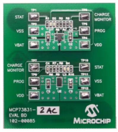 Microchip MCP73831 Evaluation Kit Evaluation Board for MCP73831EV for MCP73831 [MCP73831EV]; 598-749