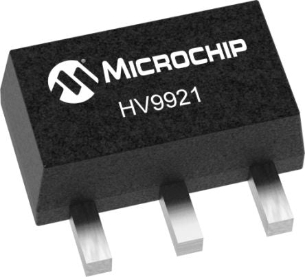 Microchip HV9921N8-G LED Driver IC, 3 → 10 V 3-Pin SOT-89 [HV9921N8-G]; 598-797