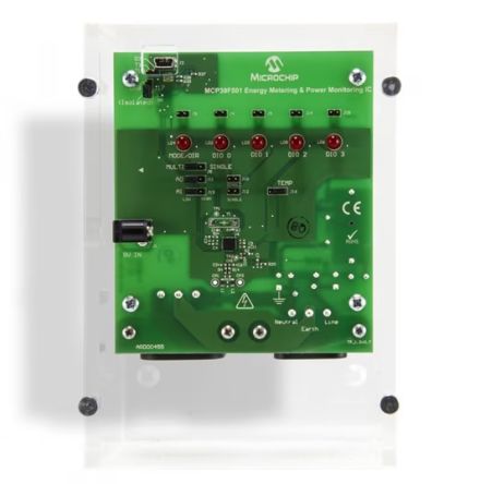 Microchip Power Monitor Demonstration Board Evaluation Board for ARD00455 for MCP39F501 Energy Metering & Power [ARD00455]; 599-075