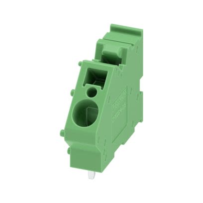 Phoenix Contact PCB Terminal Block, 1-Contact, 7.5mm Pitch, Wave Soldering, 1-Row, Push In Spring Termination [1907526]; 599-188
