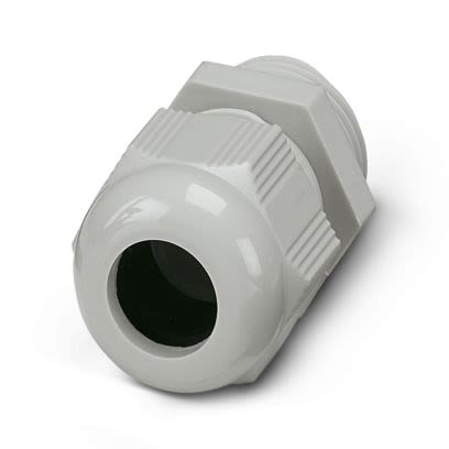Phoenix Contact Light Grey Polyamide Cable Gland, M20 Thread, 10mm min., 14mm max., IP66, IP68 [1424471]; 599-191