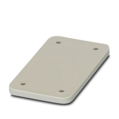 Phoenix Contact PA Cover Plate, 5mm H, 52mm W, 86mm L for Use with Panel Cutouts [1660368]; 599-223