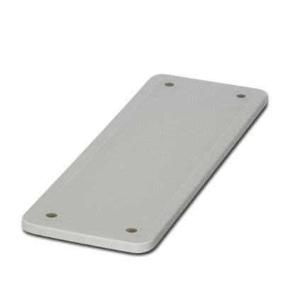 Phoenix Contact PA Cover Plate, 5mm H, 52mm W, 150mm L for Use with Panel Cutouts [1660397]; 599-224