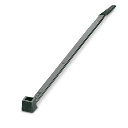 Phoenix Contact Cable Ties, Standard, 140mm x 3.6 mm, Black Polyamide, Pk-100 [3240745]; 599-231