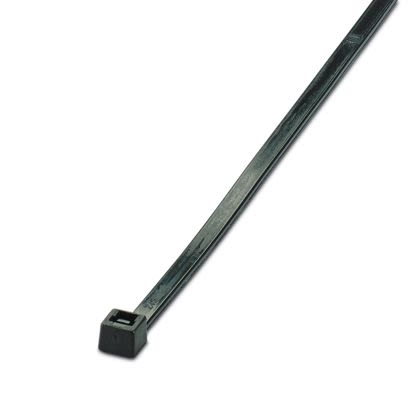 Phoenix Contact Cable Ties, Standard, 290mm x 4.8 mm, Black Polyamide, Pk-100 [3240765]; 599-233