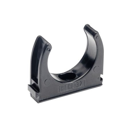 Schneider Electric Black PC/ABS Clip, 32mm Max. Bundle [IMT35221]; 599-650