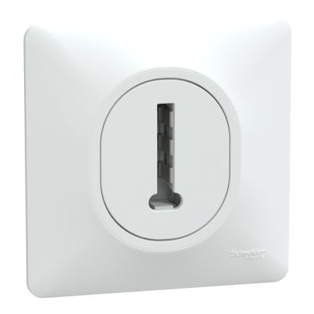Schneider Electric White Telephone Socket 8-way [S320496]; 599-676