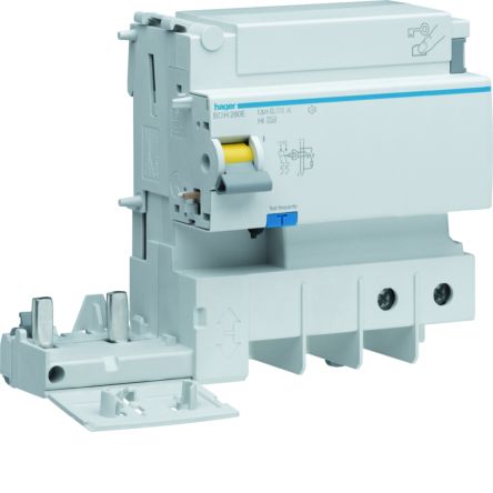 Hager BDH RCD, 125A, 2 Pole, 30mA, Type A-HI, 500V [BDH280E]; 599-885