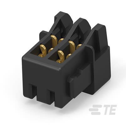 TE Connectivity 2483 Series Straight Cable Mount Housing, 2-Contact, 1-Row, 0.8mm Pitch, Wire Termination [2483193-2]; 600-488