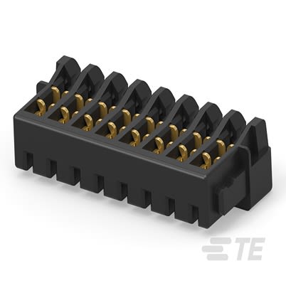 TE Connectivity 2483 Series Straight Cable Mount Housing, 8-Contact, 1-Row, 0.8mm Pitch, Wire Termination [2483193-8]; 600-493