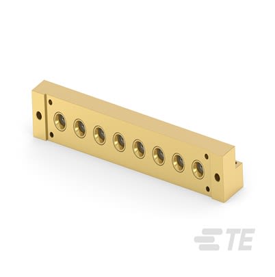 Linx 2441 Series, Plug Push-In SMPM Connector, PCB Termination, Straight Body [2441485-1]; 600-513