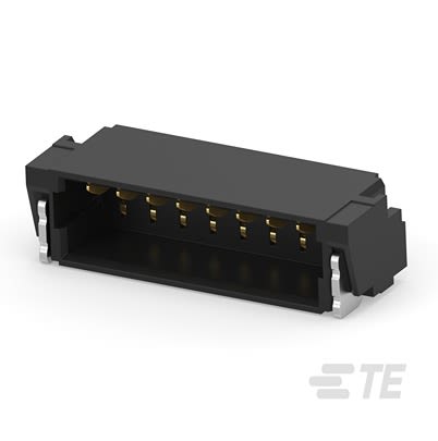 TE Connectivity 2483 Series Right Angle Surface PCB Header, 8 Contact(s), 0.8 mm Pitch, 1 Row(s), Shrouded [2483190-8]; 600-525