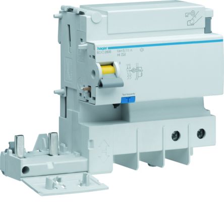 Hager BDC RCCB, 125A, 2P Pole, 30mA, Type AC [BDC280E]; 602-055