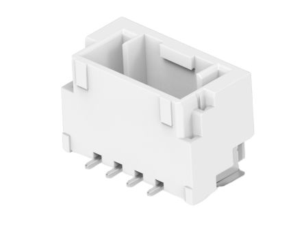 TE Connectivity GRACE INERTIA 1.25 Series Vertical Surface PCB Header, 4 Contact(s), 1.25 mm Pitch, 1 Row(s), Shrouded [2360547-4]; 602-282