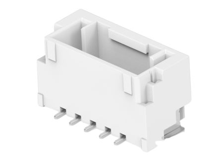 TE Connectivity GRACE INERTIA 1.25 Series Vertical Surface PCB Header, 5 Contact(s), 1.25 mm Pitch, 1 Row(s), Shrouded [2360547-5]; 602-283