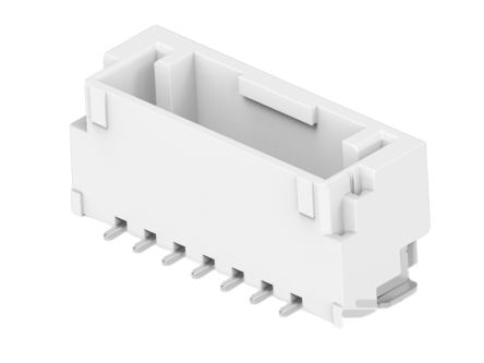 TE Connectivity GRACE INERTIA 1.25 Series Vertical Surface PCB Header, 7 Contact(s), 1.25 mm Pitch, 1 Row(s), Shrouded [2360547-7]; 602-285