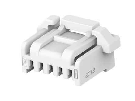 TE Connectivity, Grace Inertia 1.25 Plug PCB Header, 1.25mm Pitch, 5 Way, 1 Row Straight, Vertical [2371404-5]; 602-298