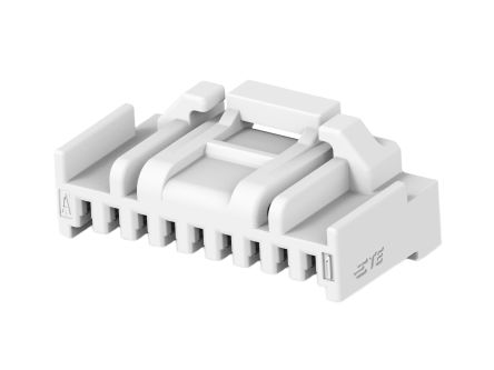TE Connectivity, Grace Inertia 1.25 Plug PCB Header, 1.25mm Pitch, 9 Way, 1 Row Straight, Vertical [2371404-9]; 602-302
