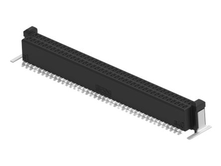 ERNI ERNI MicroCon Series Vertical Surface Mount PCB Socket, 80-Contact, 2-Row, 0.8mm Pitch, Surface Mount Termination [294008-E]; 602-320