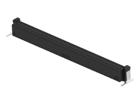ERNI ERNI MicroCon Series Vertical Surface Mount PCB Socket, 100-Contact, 2-Row, 0.8mm Pitch, Surface Mount Termination [294009-E]; 602-321