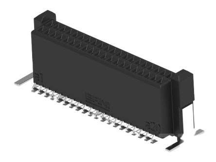 ERNI ERNI MicroCon Series Vertical Surface Mount PCB Socket, 80-Contact, 2-Row, 0.8mm Pitch, Surface Mount Termination [294017-E]; 602-327
