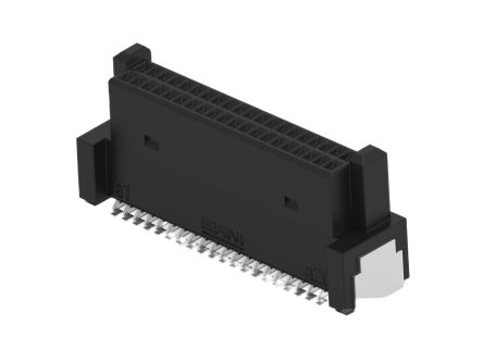 ERNI ERNI MicroCon Series Vertical Surface Mount PCB Socket, 40-Contact, 2-Row, 0.8mm Pitch, Surface Mount Termination [294029-E]; 602-328