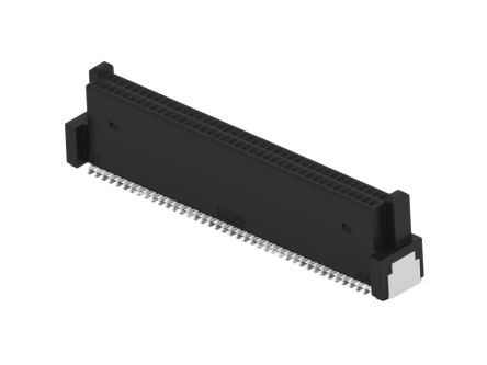 ERNI ERNI MicroCon Series Vertical Surface Mount PCB Socket, 80-Contact, 2-Row, 0.8mm Pitch, Surface Mount Termination [294032-E]; 602-332