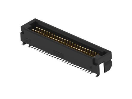 ERNI ERNI MicroCon Series Vertical Surface PCB Header, 50 Contact(s), 0.8 mm Pitch, 2 Row(s), Shrouded [294139-E]; 602-340