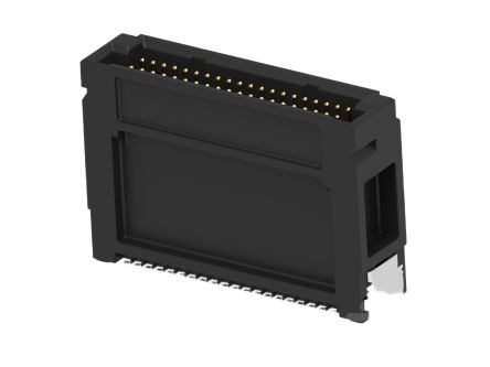 ERNI ERNI MicroCon Series Vertical Surface PCB Header, 40 Contact(s), 0.8 mm Pitch, 2 Row(s), Shrouded [484618-E]; 602-345