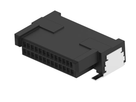ERNI ERNI MicroCon Series Right Angle Surface Mount PCB Socket, 26-Contact, 2-Row, 0.8mm Pitch, Surface Mount [294254-E]; 602-349
