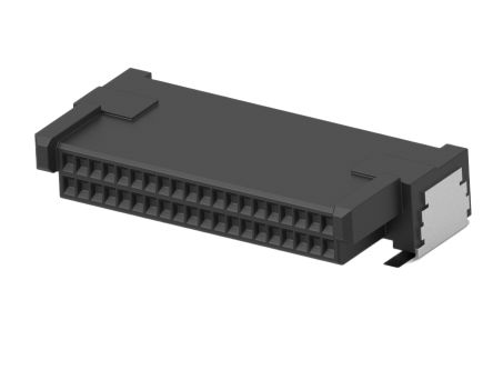 ERNI ERNI MicroCon Series Right Angle Surface Mount PCB Socket, 40-Contact, 2-Row, 0.8mm Pitch, Surface Mount [294256-E]; 602-350