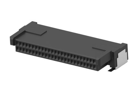 ERNI ERNI MicroCon Series Right Angle Surface Mount PCB Socket, 50-Contact, 2-Row, 0.8mm Pitch, Surface Mount [294257-E]; 602-351
