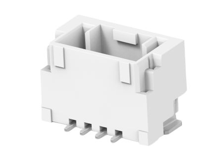 TE Connectivity GRACE INERTIA 1.25 Series Vertical Surface PCB Header, 4 Contact(s), 1.25 mm Pitch, 1 Row(s), Shrouded [2360540-4]; 602-377