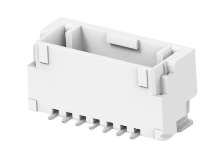 TE Connectivity GRACE INERTIA 1.25 Series Vertical Surface PCB Header, 7 Contact(s), 1.25 mm Pitch, 1 Row(s), Shrouded [2360540-7]; 602-380