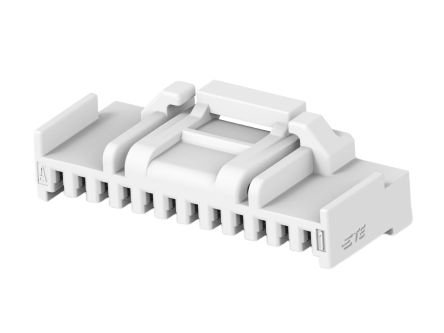 TE Connectivity, Grace Inertia 1.25 Plug PCB Header, 1.25mm Pitch, 12 Way, 1 Row Straight, Vertical [1-2371404-2]; 602-388