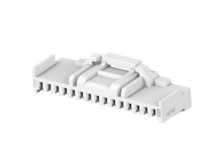 TE Connectivity, Grace Inertia 1.25 Plug PCB Header, 1.25mm Pitch, 15 Way, 1 Row Straight, Vertical [1-2371404-5]; 602-391