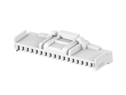 TE Connectivity, Grace Inertia 1.25 Plug PCB Header, 1.25mm Pitch, 17 Way, 1 Row Straight, Vertical [1-2371404-7]; 602-393