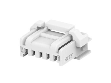TE Connectivity, Grace Inertia 1.25 Plug PCB Header, 1.25mm Pitch, 5 Way, 1 Row Straight, Vertical [2382946-5]; 602-398