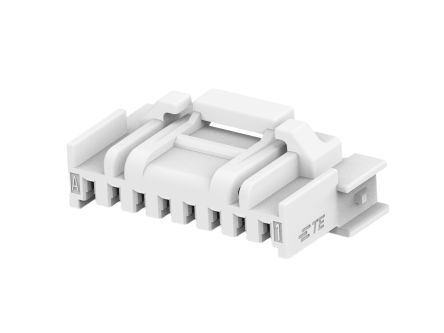 TE Connectivity, Grace Inertia 1.25 Plug PCB Header, 1.25mm Pitch, 8 Way, 1 Row Straight, Vertical [2382946-8]; 602-401