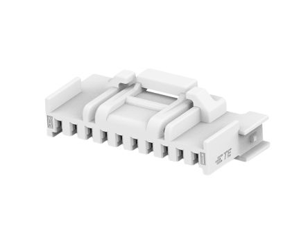 TE Connectivity, Grace Inertia 1.25 Plug PCB Header, 1.25mm Pitch, 10 Way, 1 Row Straight, Vertical [1-2382946-0]; 602-403