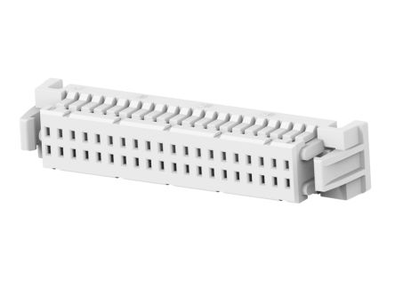 TE Connectivity 2484142 Series Straight Cable Mount PCB Socket, 40-Contact, 2-Row, 1mm Pitch, Crimp Termination [2484142-5]; 602-782