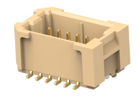 TE Connectivity 2484140 Series Vertical Surface PCB Header, 12 Contact(s), 1 mm Pitch, 2 Row(s) [2484140-1]; 602-792
